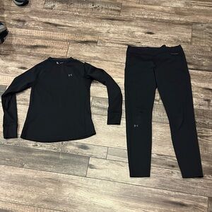 Under Armour black long underwear